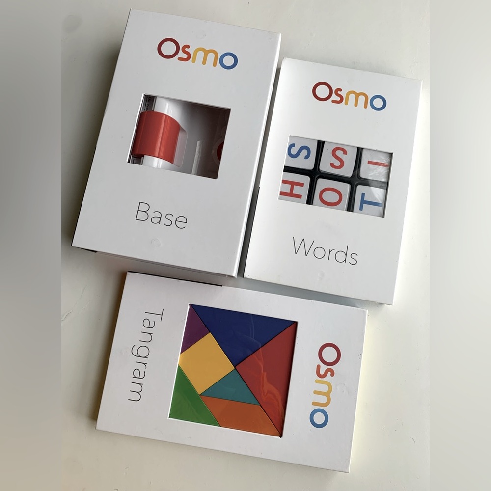 Osmo Starter Kit Original - for iPad COMPLETE - Used -W/base, Tangram & Words